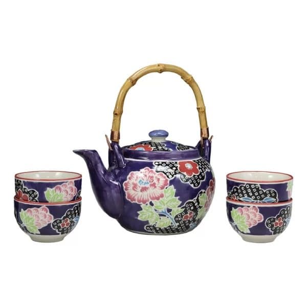 Purple Tea Set for 4 by Balbuena - Image 2