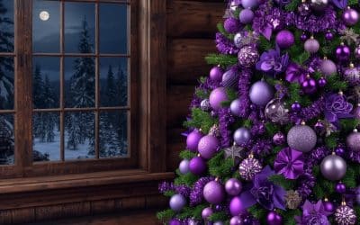 7 Purple Christmas Tree Décor Ideas